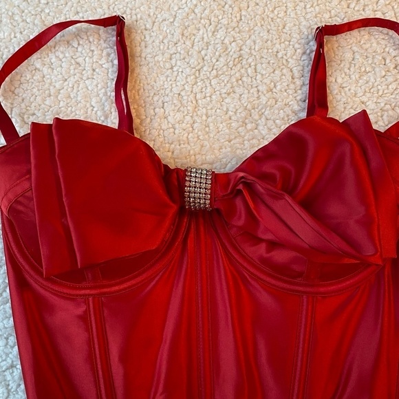 New! Victoria Secret DREAM ANGELS Cupped Bow Bra Top lipstick nwt 14370 - Picture 5 of 12